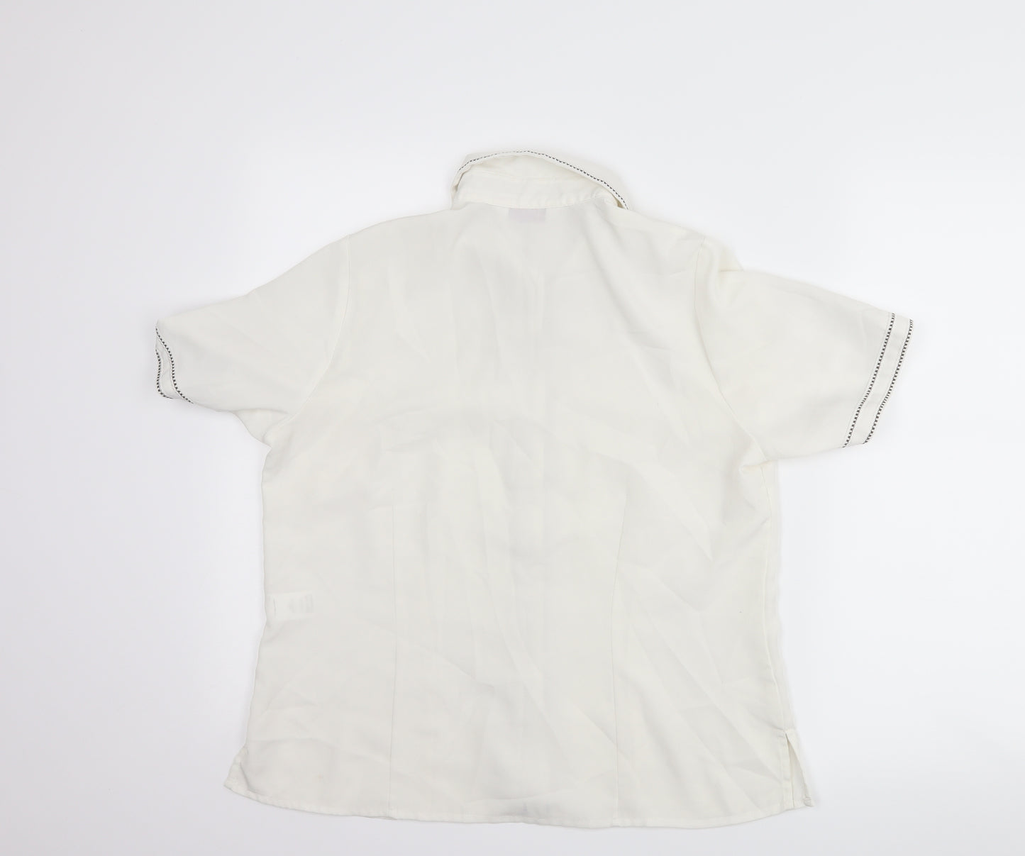 Bonmarché Womens White   Basic Button-Up Size 12