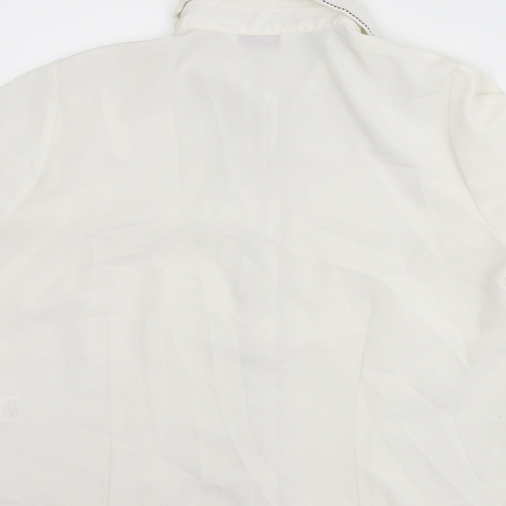 Bonmarché Womens White   Basic Button-Up Size 12