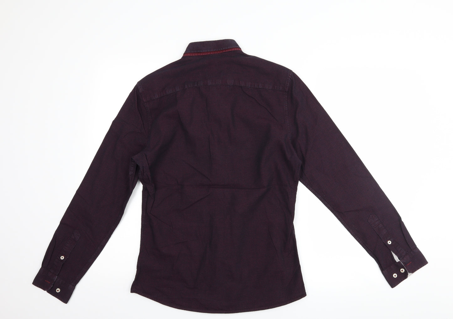 NEXT Mens Purple    Button-Up Size S