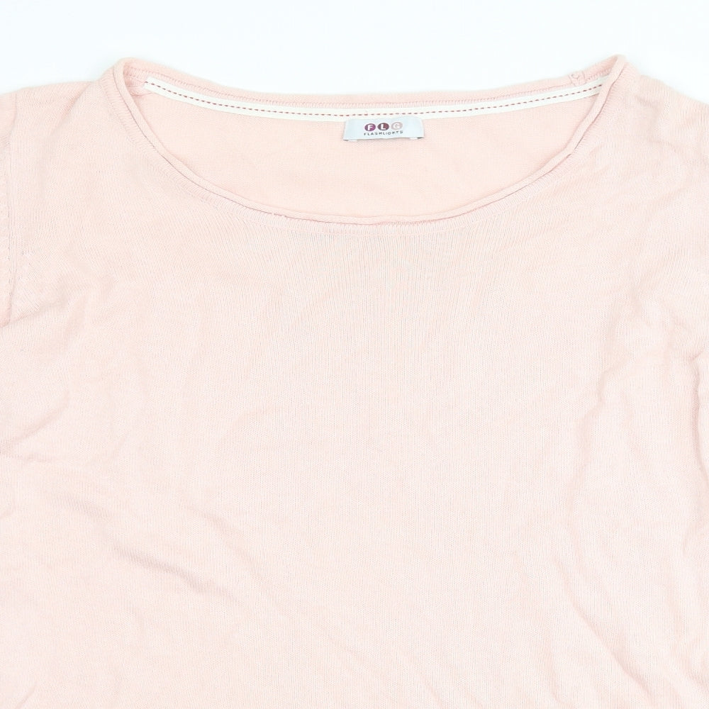 Flashlights Womens Pink   Pullover Jumper Size 10
