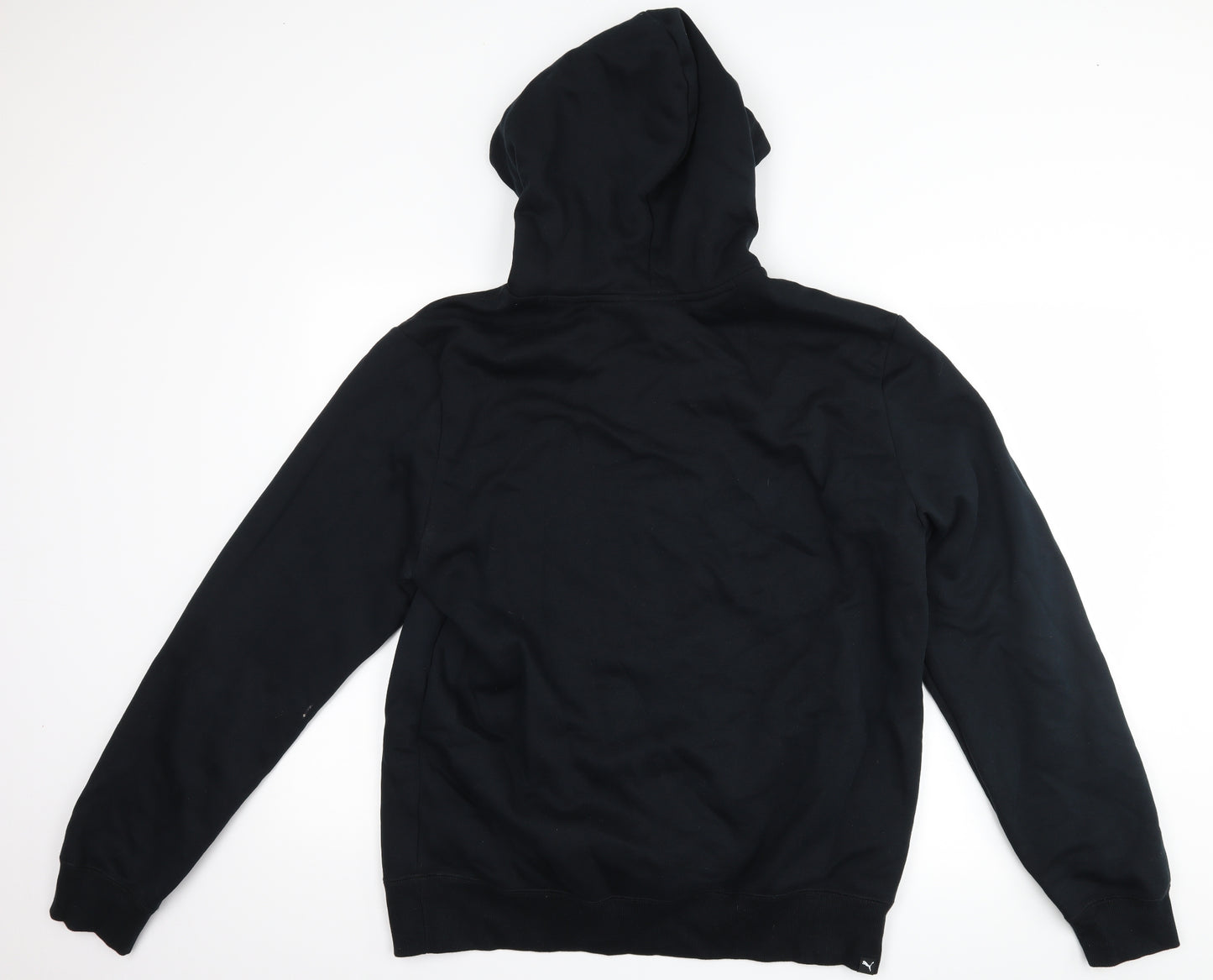 PUMA Mens Black   Pullover Hoodie Size L