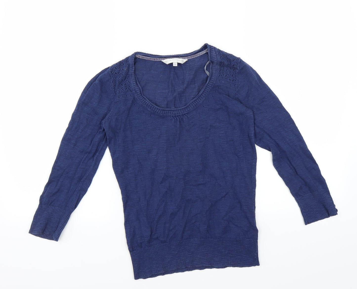 Rocha John Rocha Womens Blue   Pullover Jumper Size 10