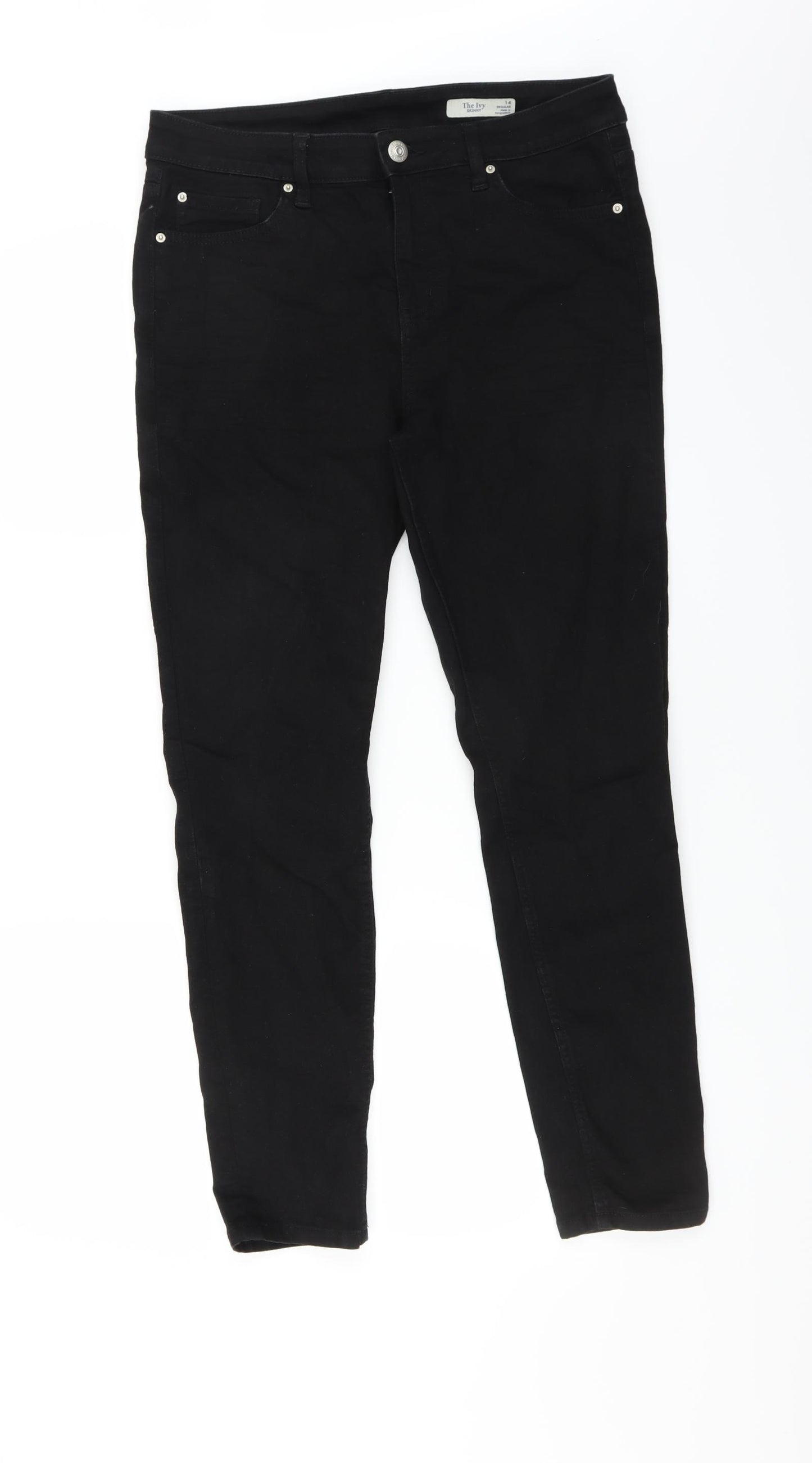 Marks and Spencer Womens Black   Skinny Jeans Size 14 L28 in
