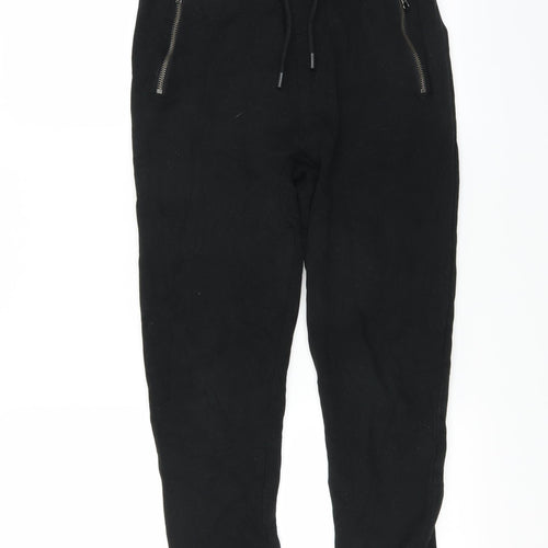 NEXT Boys Black   Jogger Trousers Size 12 Years - tapered leg dropped crotch