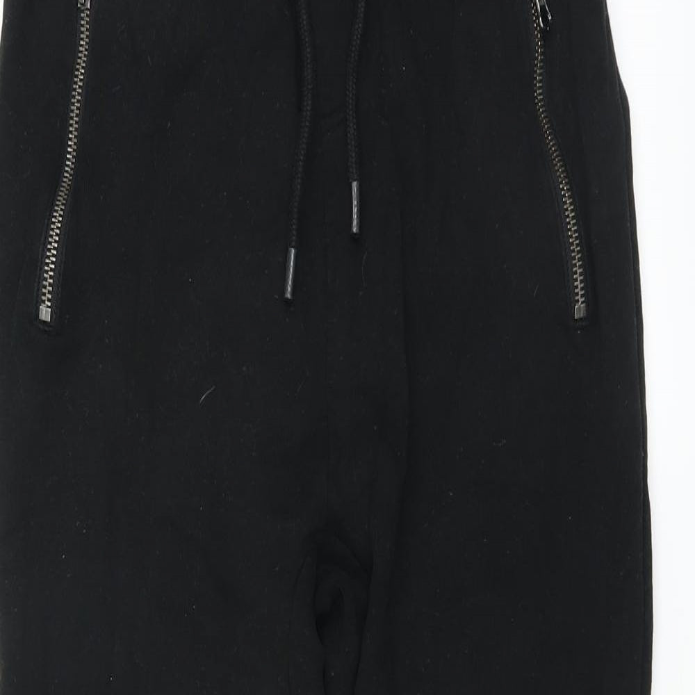 NEXT Boys Black   Jogger Trousers Size 12 Years - tapered leg dropped crotch
