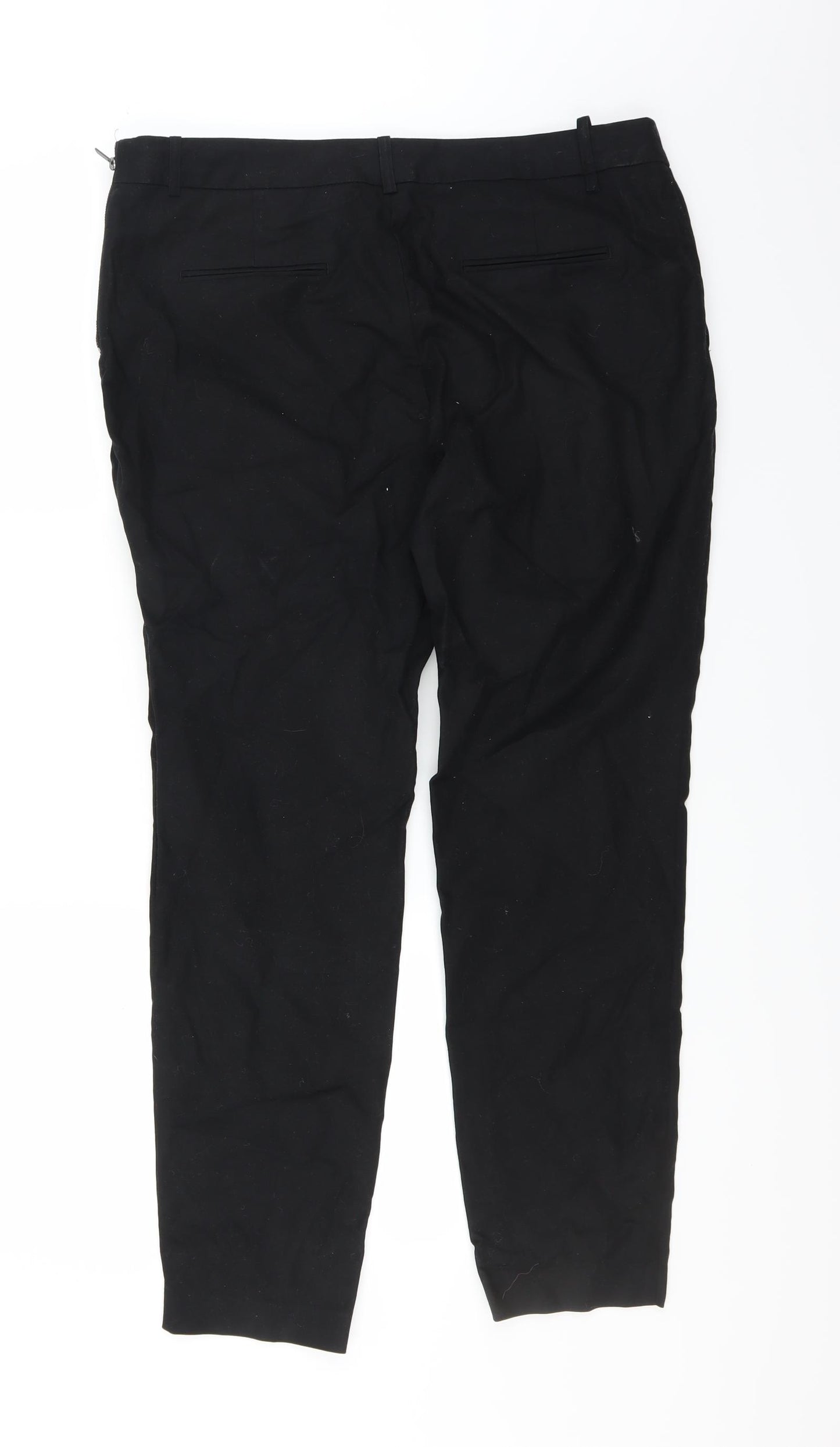 NEXT Womens Black   Trousers  Size 16 L28 in