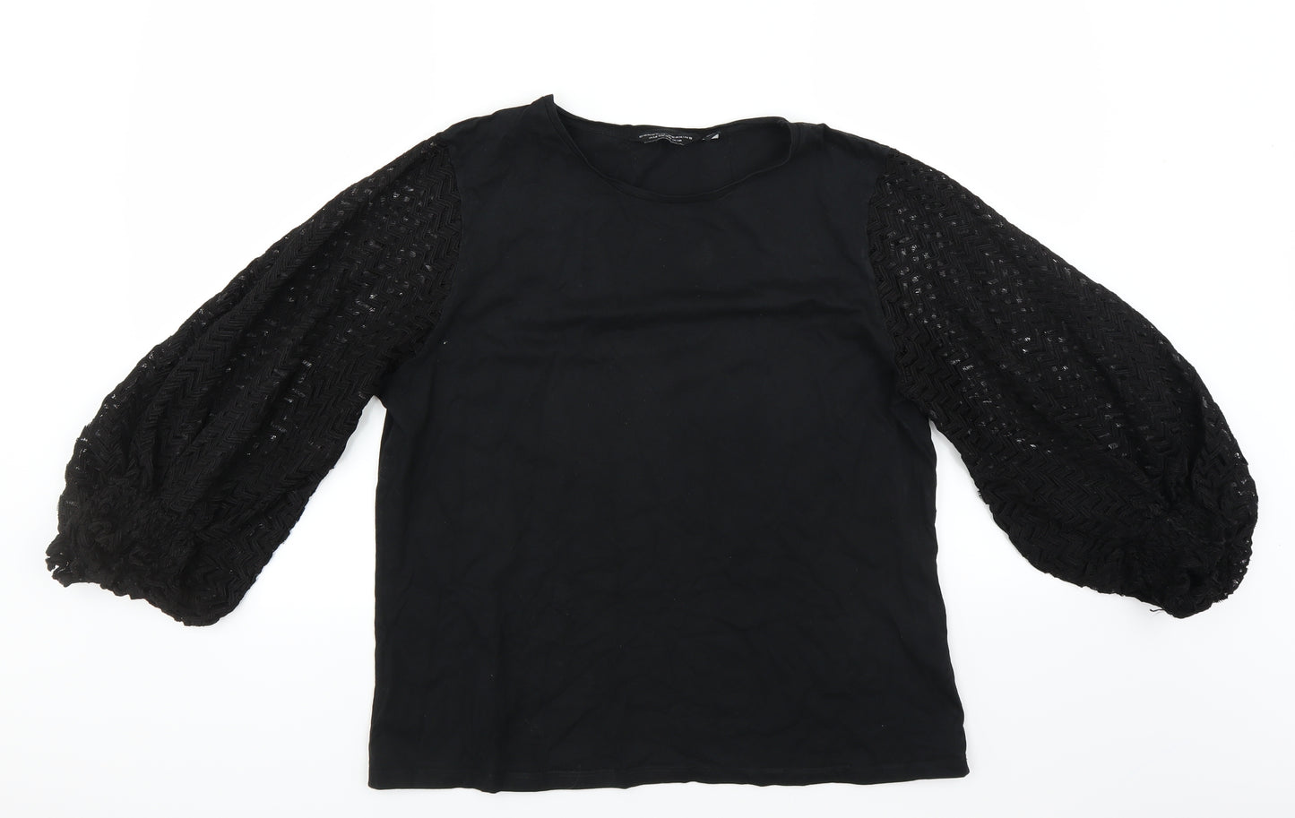 Dorothy Perkins Womens Black   Basic Blouse Size 14