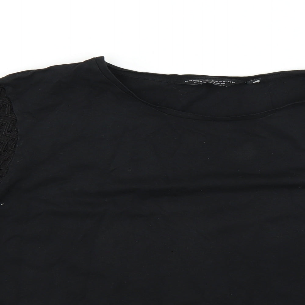 Dorothy Perkins Womens Black   Basic Blouse Size 14