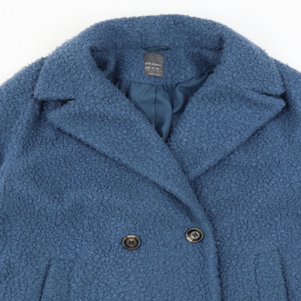 Primark Womens Blue   Jacket Coat Size 14