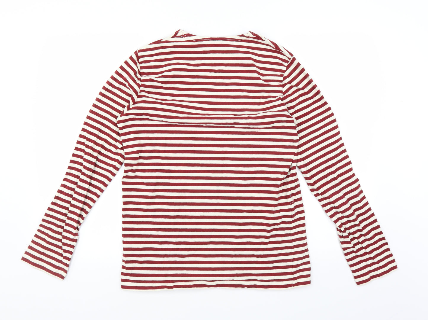 Arket Mens Red Striped   T-Shirt Size M
