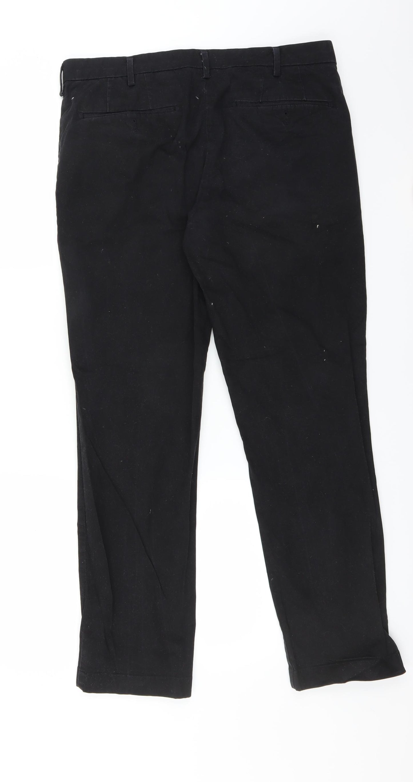 Uniqlo Mens Black   Chino Trousers Size 32 in L34 in