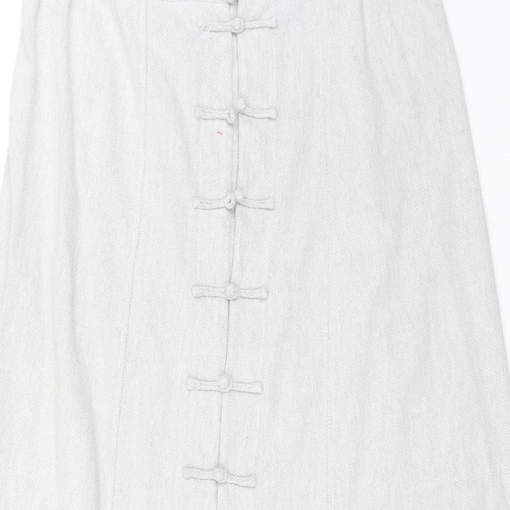 Preworn Womens Grey   Maxi Skirt Size 2XL