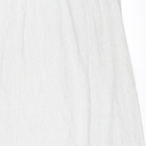 Preworn Womens Grey   Maxi Skirt Size 2XL