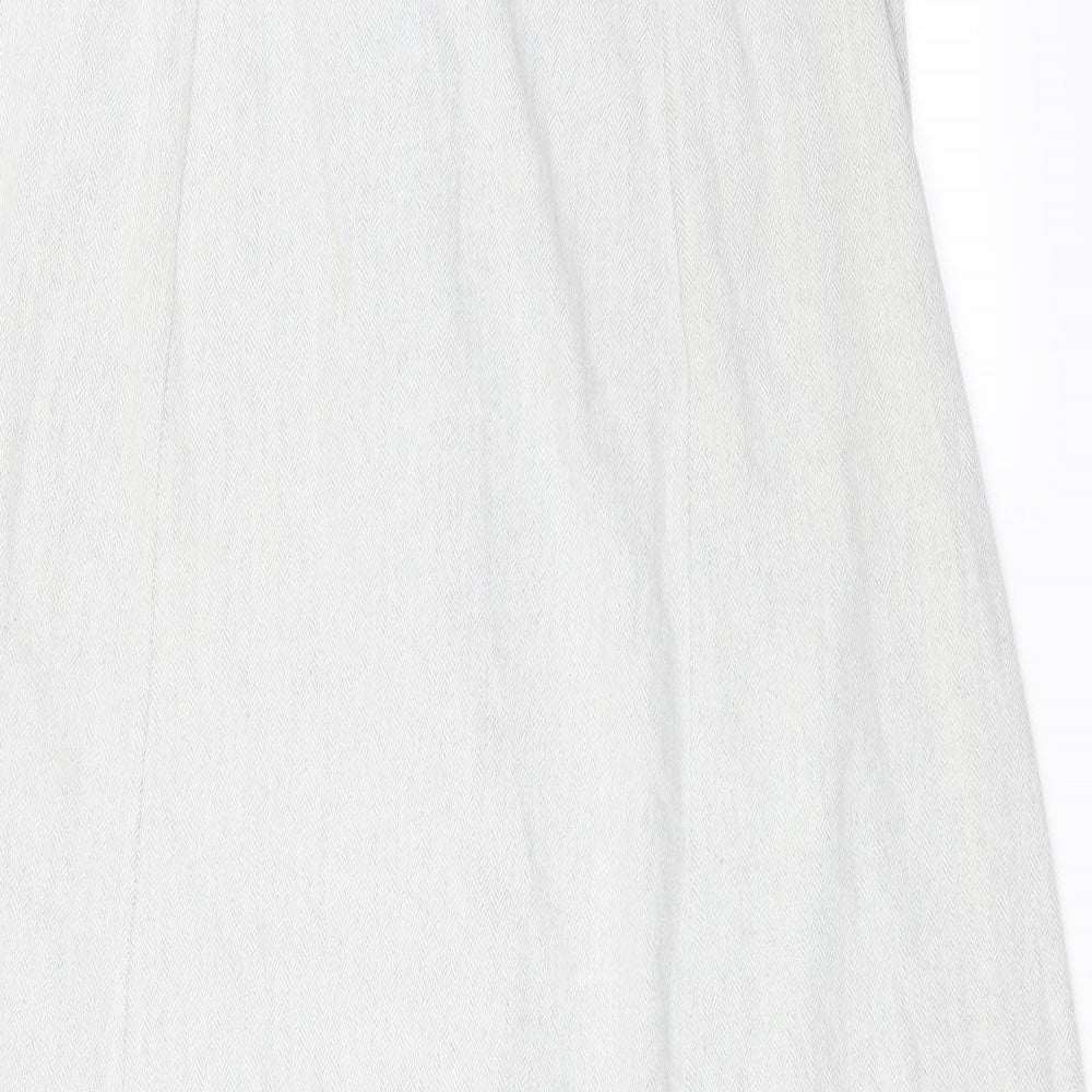 Preworn Womens Grey   Maxi Skirt Size 2XL
