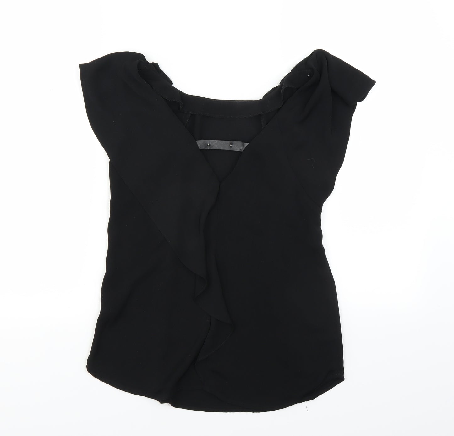 Warehouse Womens Black   Basic Blouse Size 10