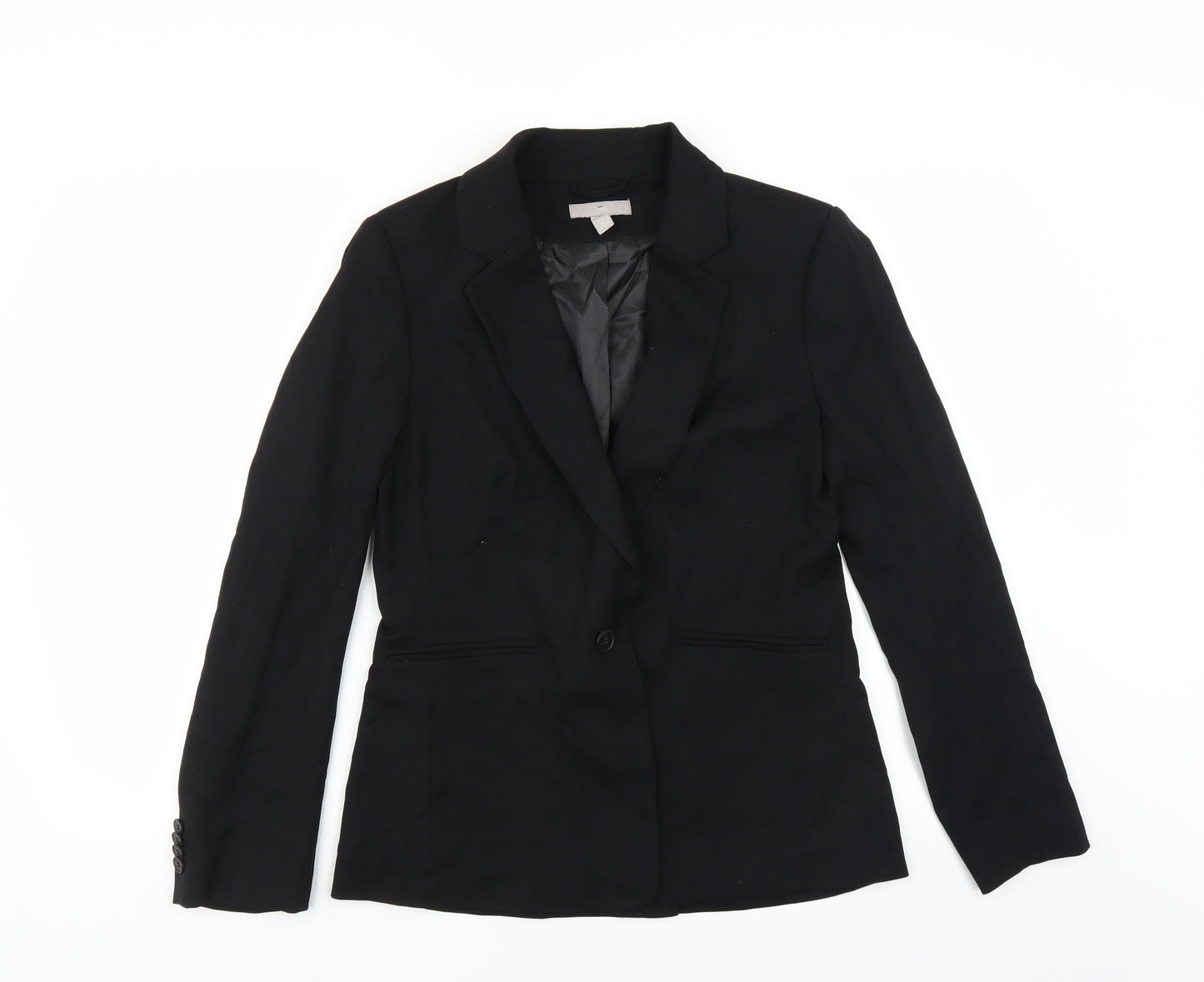 H&M Womens Black   Jacket Suit Jacket Size 14