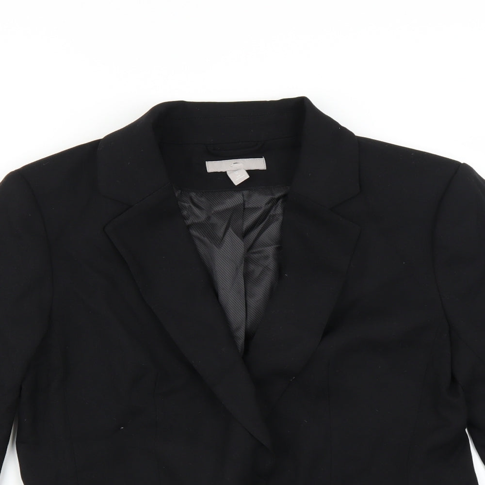 H&M Womens Black   Jacket Suit Jacket Size 14