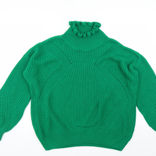 Topshop Womens Green   Pullover Jumper Size 8