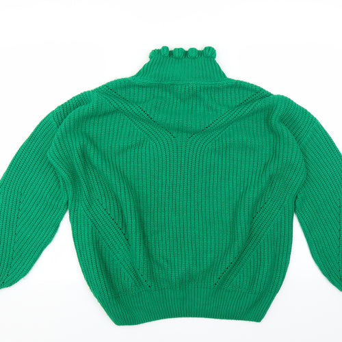 Topshop Womens Green   Pullover Jumper Size 8