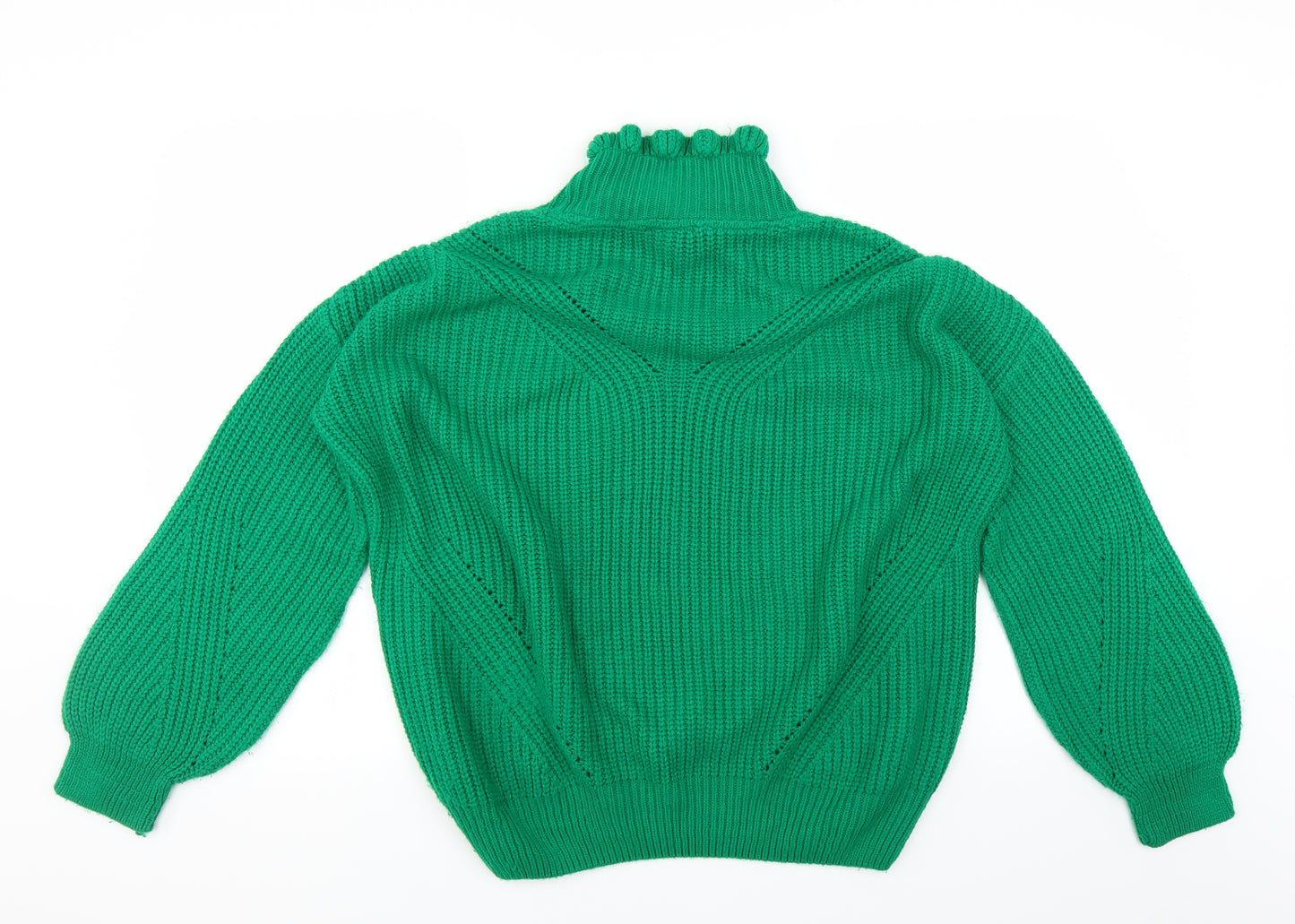 Topshop Womens Green   Pullover Jumper Size 8