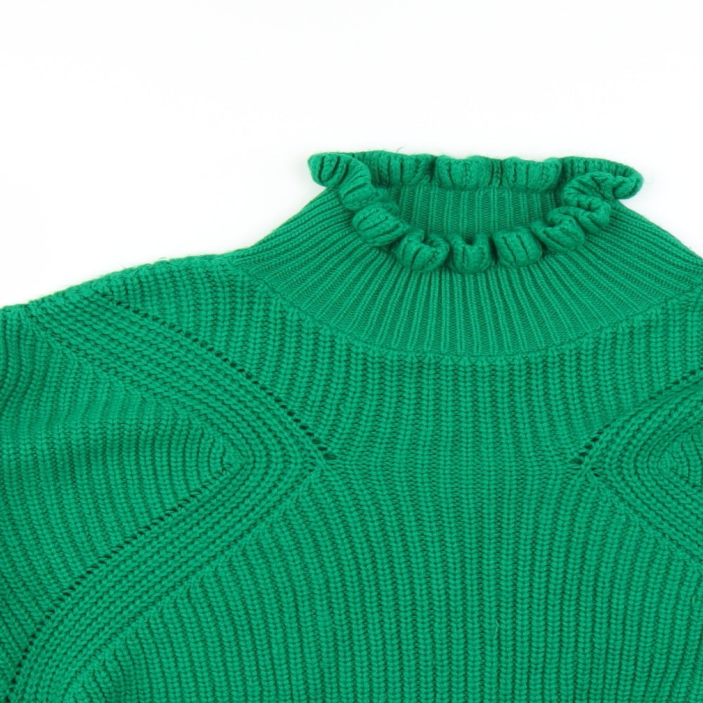 Topshop Womens Green   Pullover Jumper Size 8