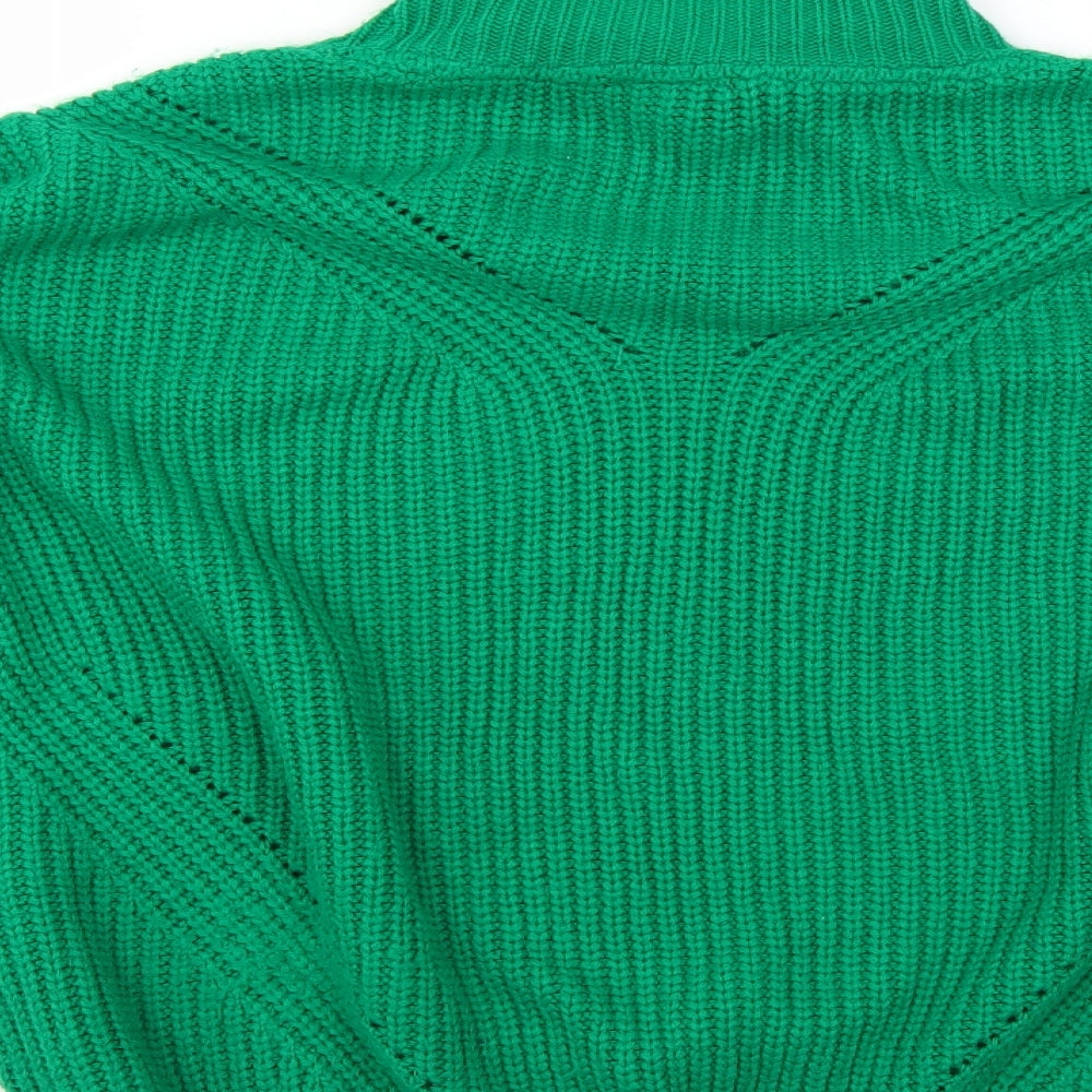 Topshop Womens Green   Pullover Jumper Size 8