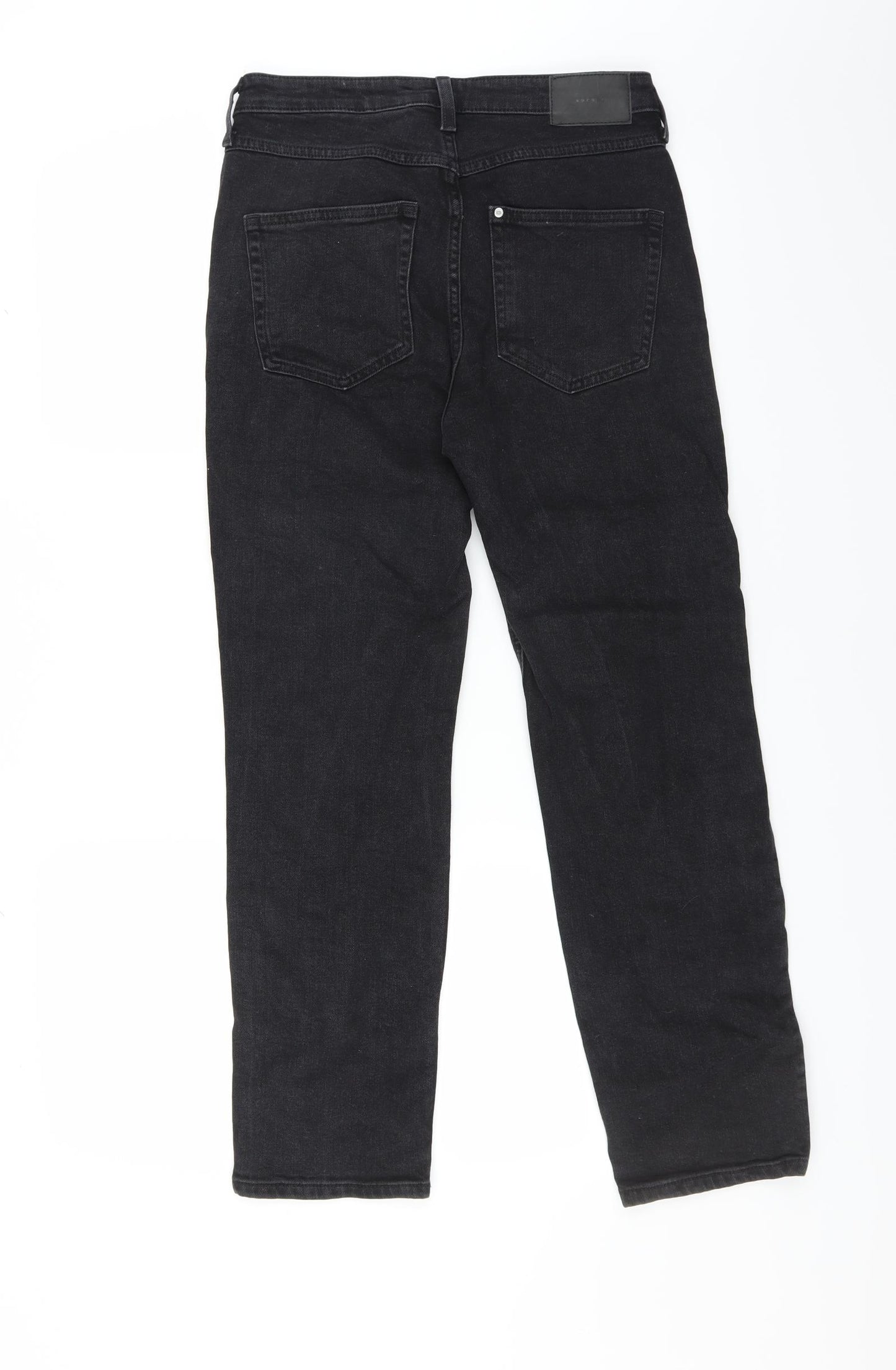 H&M Womens Grey   Straight Jeans Size 10 L27 in