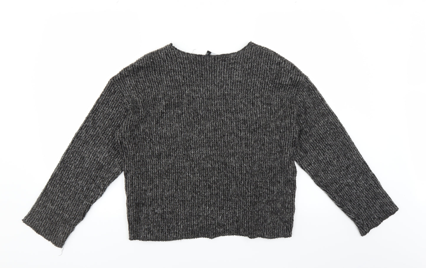 Zara Womens Grey   Pullover Jumper Size S