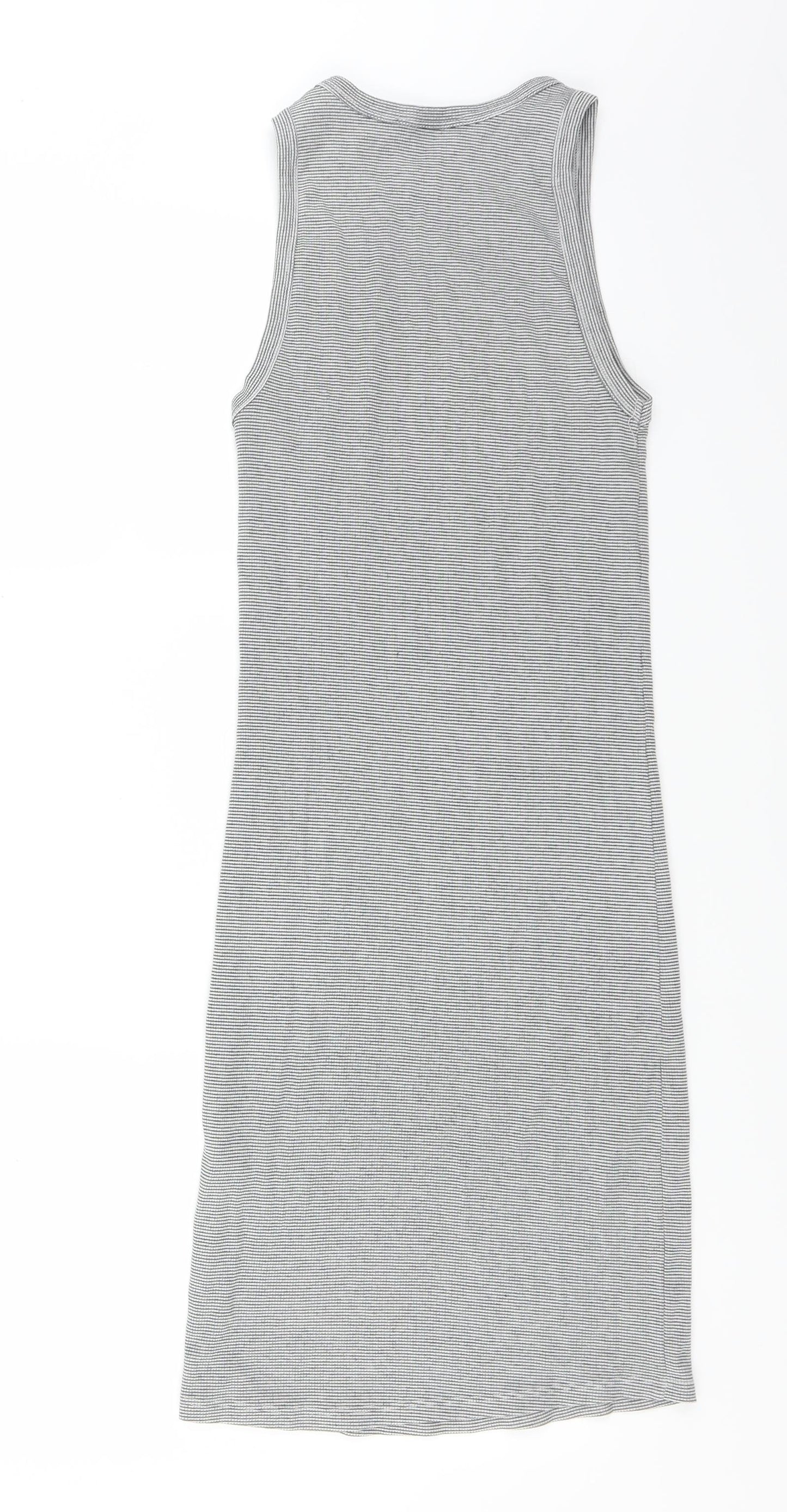 Zara Womens Grey   Tank Dress  Size S