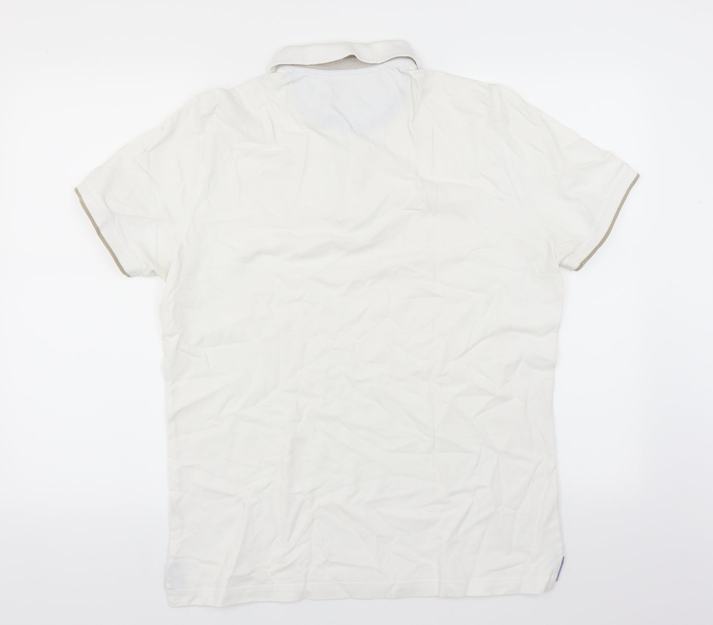 Massimo Dutti Mens White    Polo