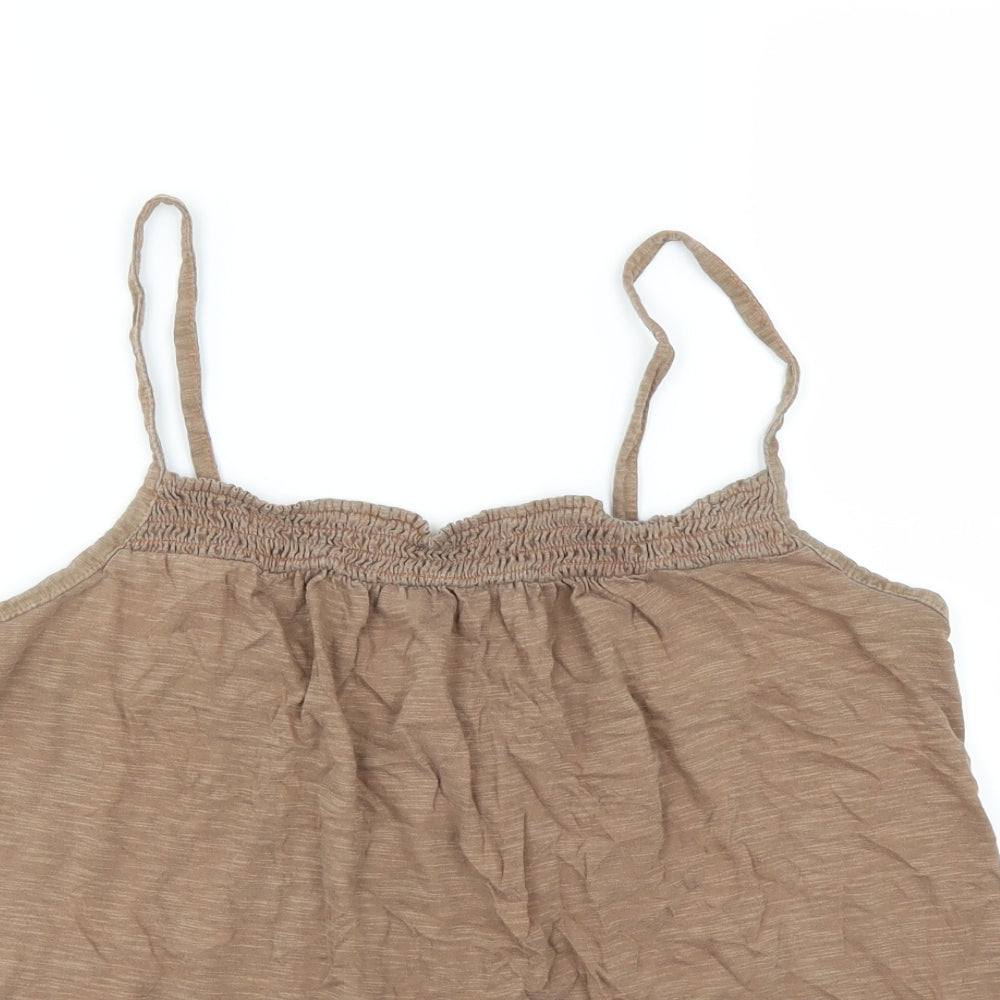 Universal Goods Womens Brown   Camisole T-Shirt Size S
