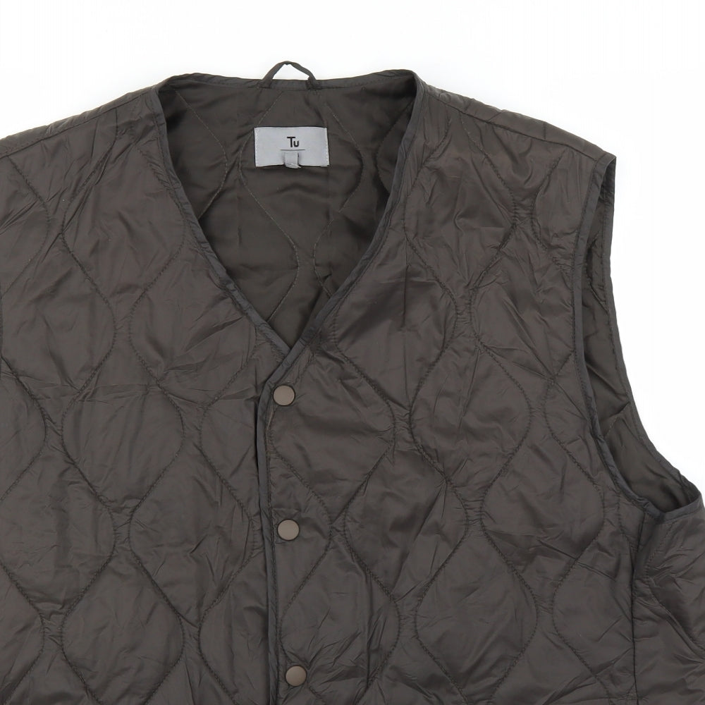 Sainsburys Mens Green   Gilet Jacket Size XL