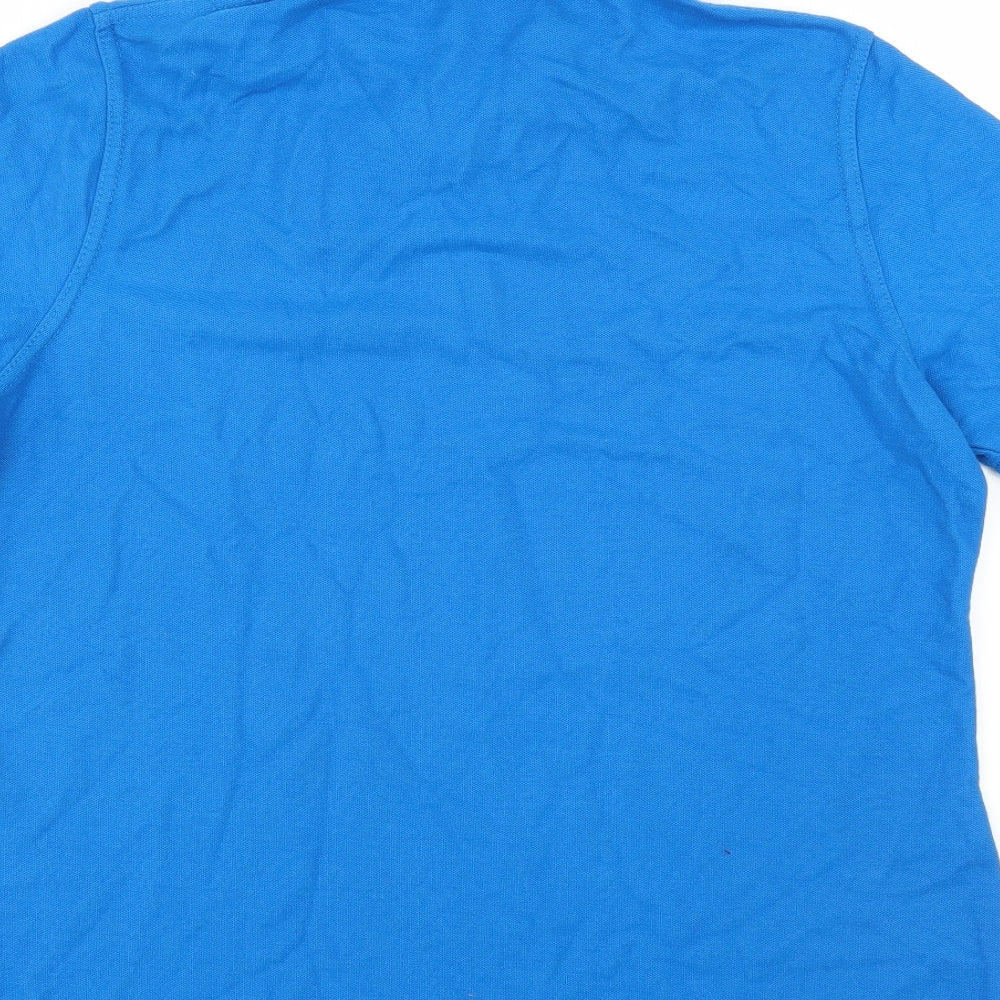 RTX Mens Blue    Polo Size L