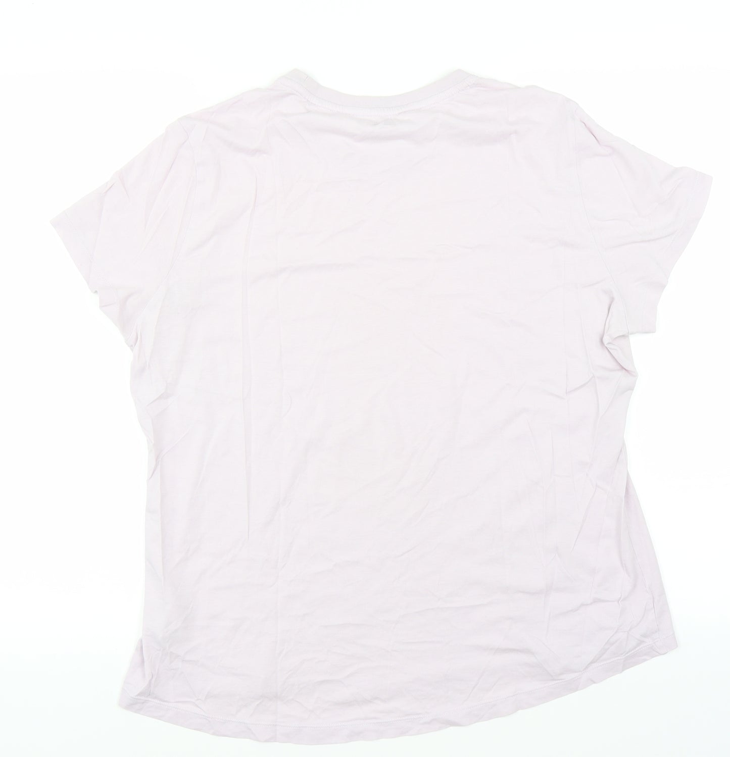 Reebok Womens Purple   Basic T-Shirt Size XL
