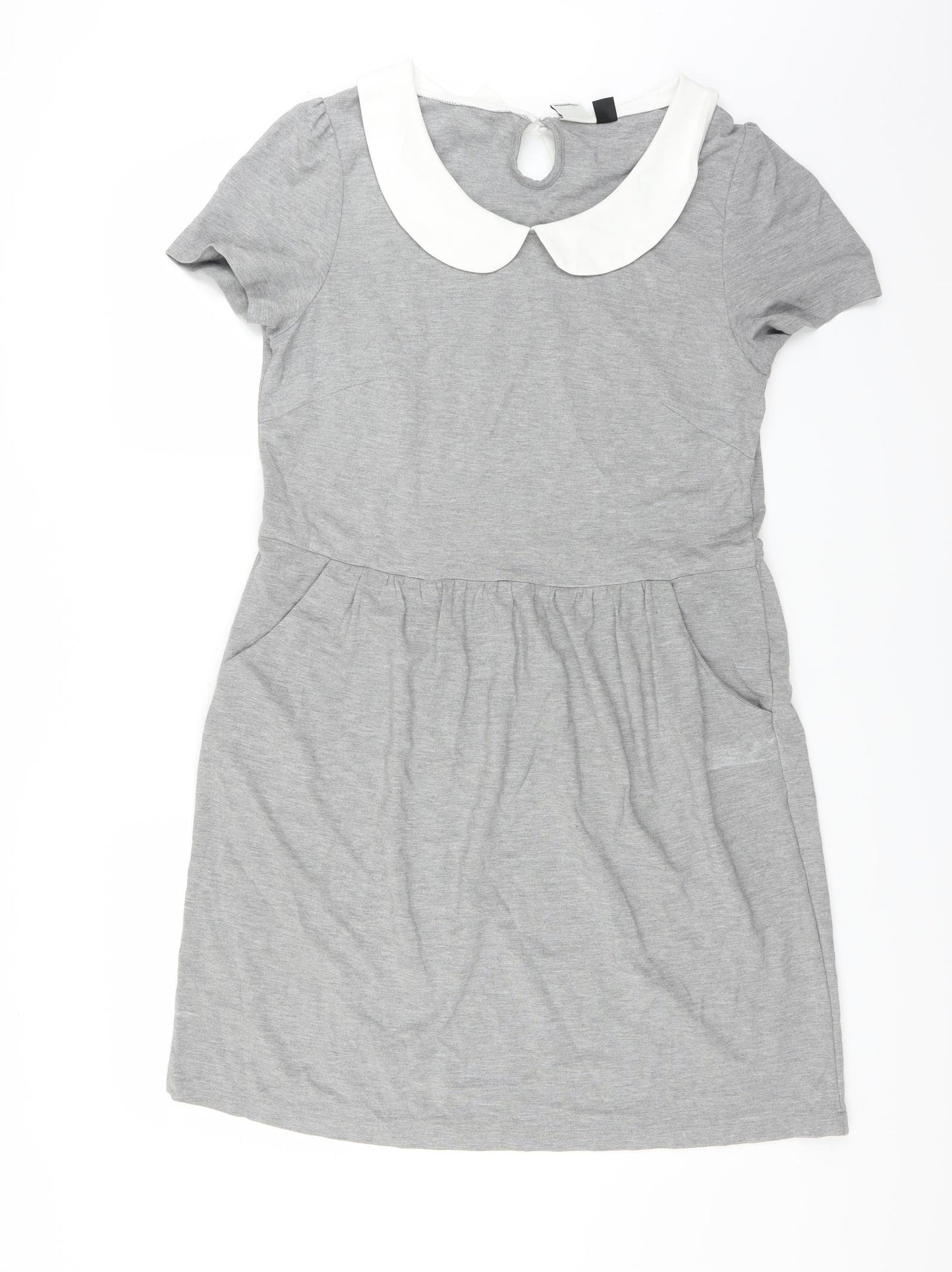 Joanie Womens Grey   T-Shirt Dress  Size 16