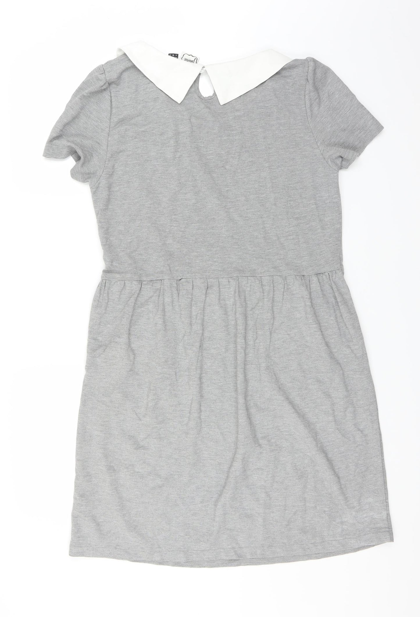Joanie Womens Grey   T-Shirt Dress  Size 16