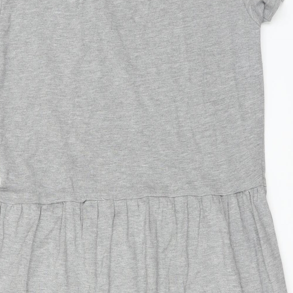 Joanie Womens Grey   T-Shirt Dress  Size 16