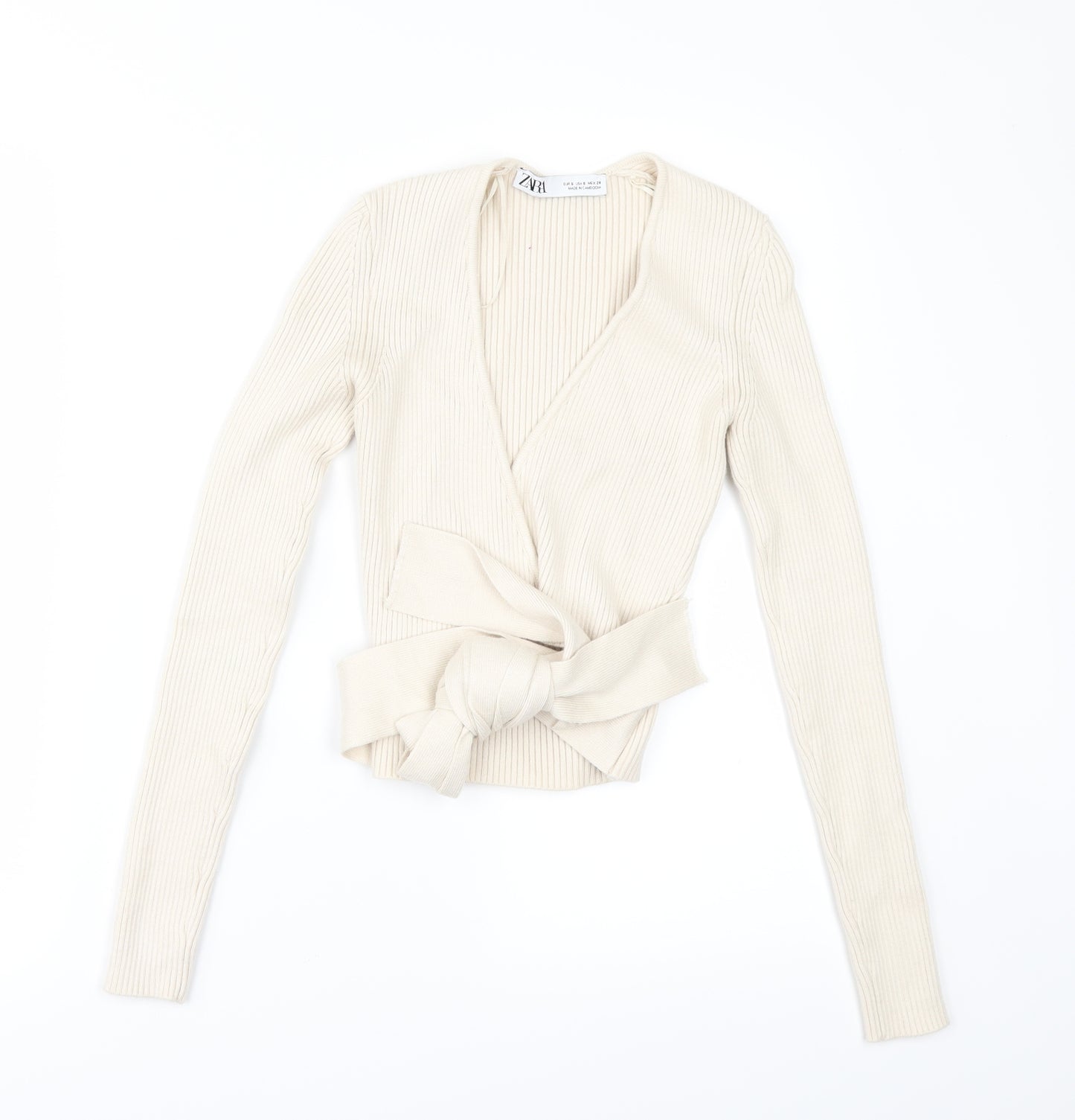 Zara Womens Beige   Pullover Jumper Size S