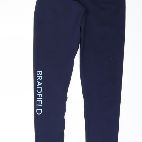 Playerlayer  Womens Blue   Compression Leggings Size 8 L28 in