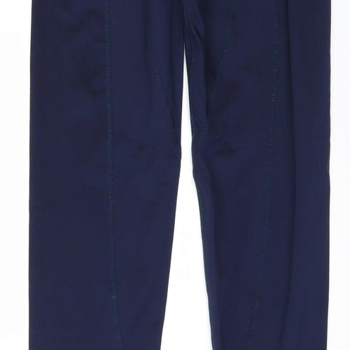 Playerlayer  Womens Blue   Compression Leggings Size 8 L28 in