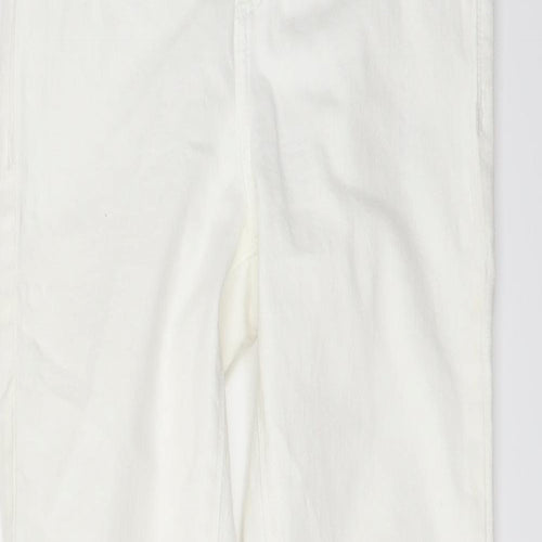 River Island Womens White  Denim Skinny Jeans Size 6 L24 in