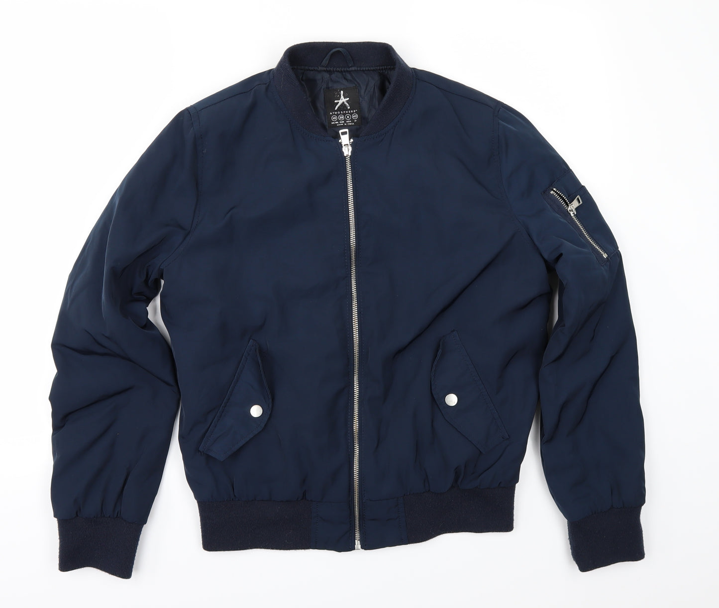 Primark Womens Blue   Bomber Jacket Jacket Size 10