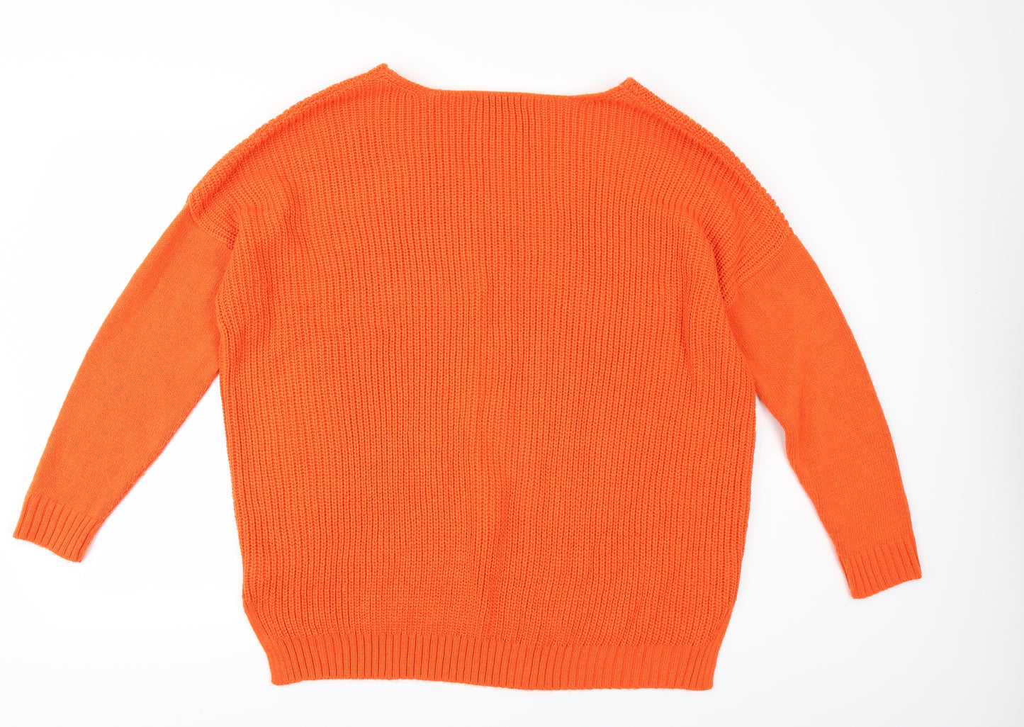 TU Womens Orange   Pullover Jumper Size 16