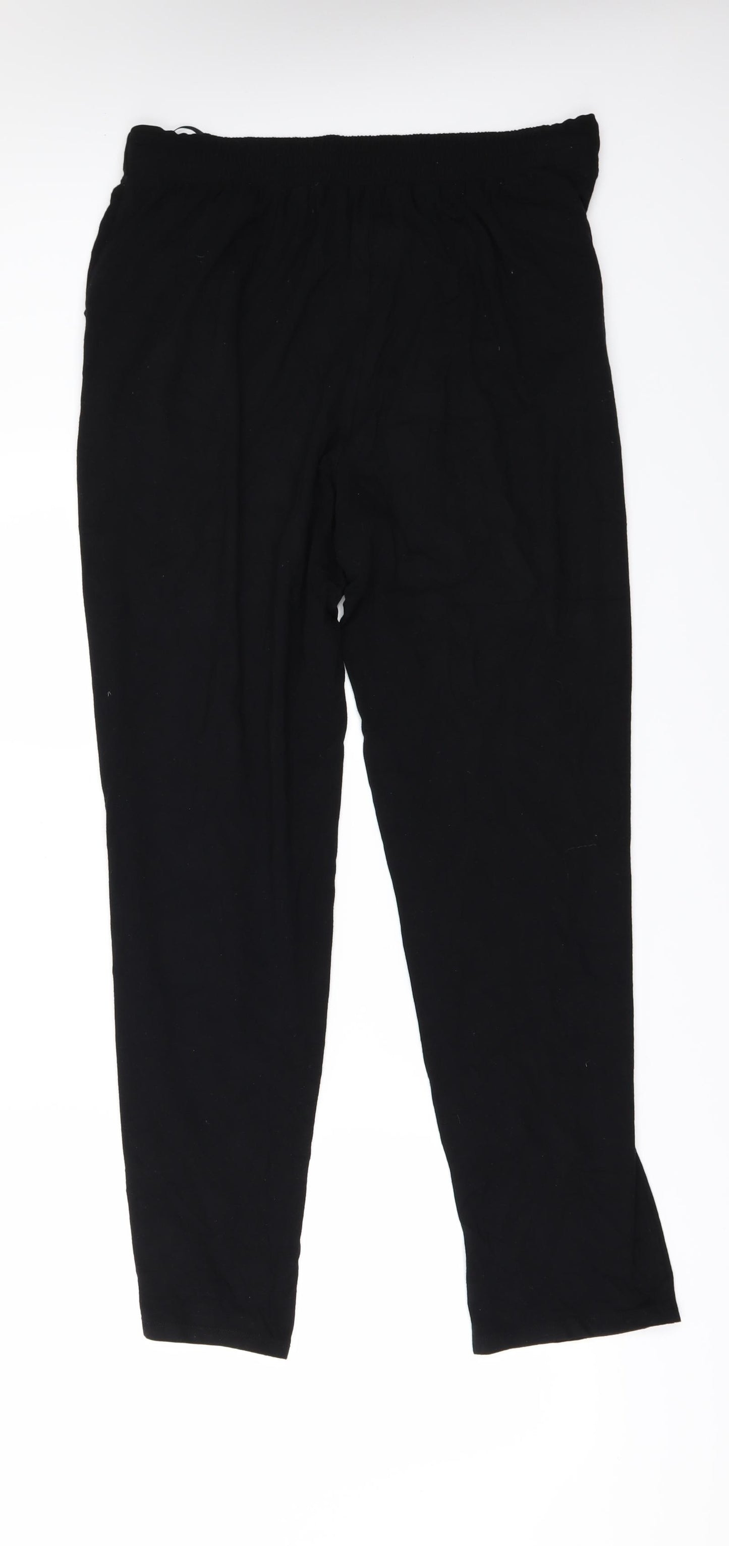 Marks and Spencer Womens Black   Jogger Trousers Size 12 L30 in