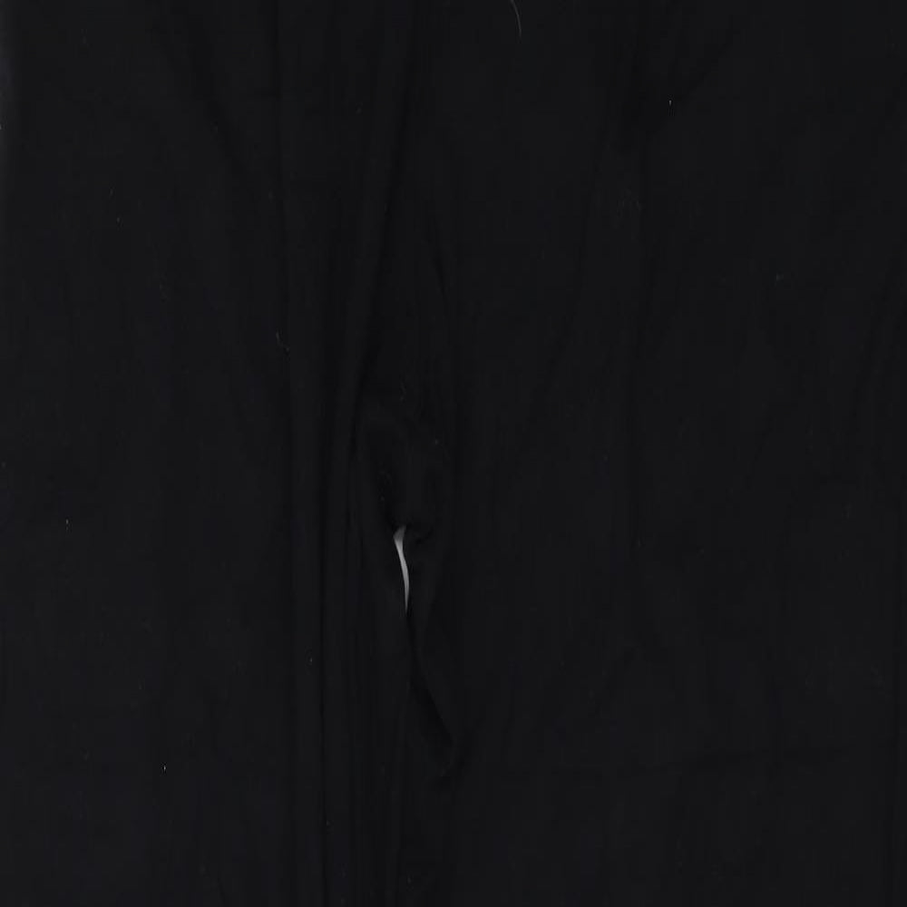 Marks and Spencer Womens Black   Jogger Trousers Size 12 L30 in