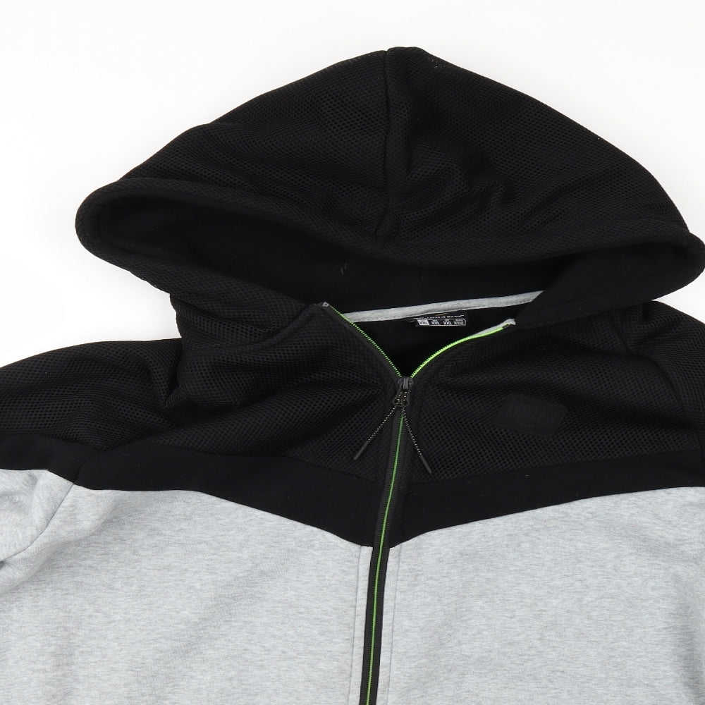 Everlast Mens Grey   Full Zip Hoodie Size 2XL