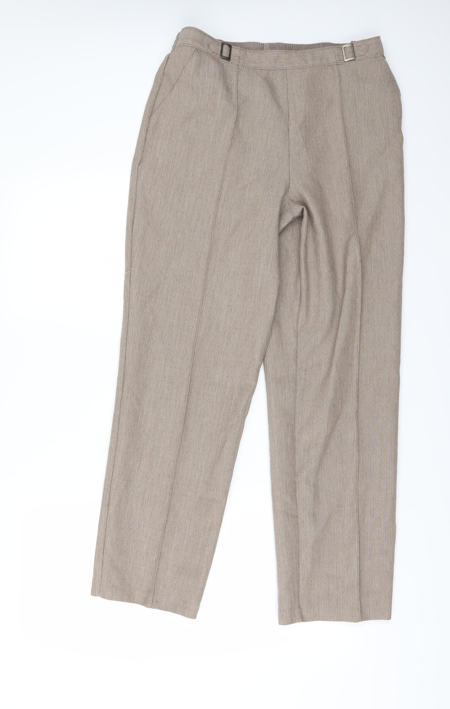 Marks and Spencer Womens Beige   Trousers  Size 12 L29 in