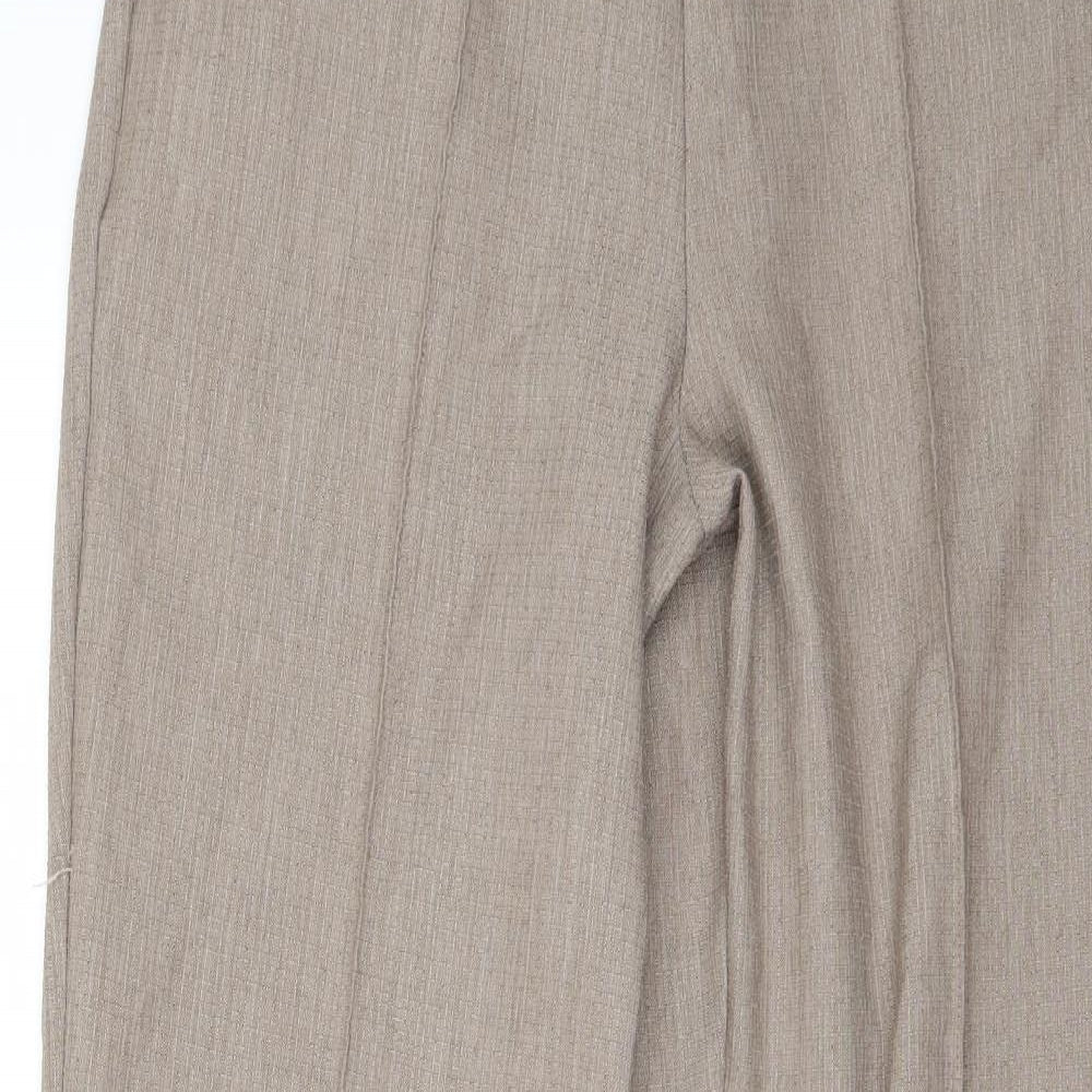 Marks and Spencer Womens Beige   Trousers  Size 12 L29 in