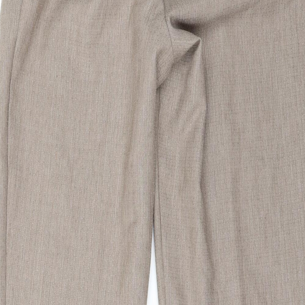 Marks and Spencer Womens Beige   Trousers  Size 12 L29 in