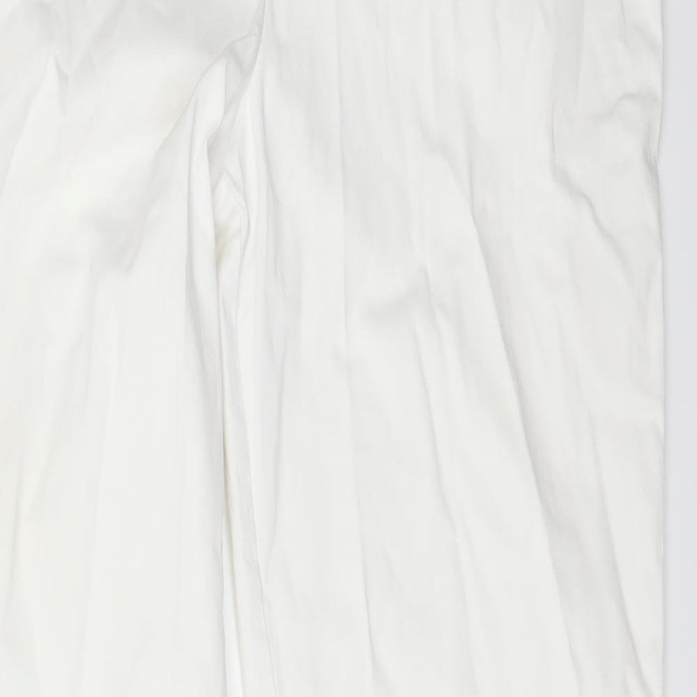 Marks and Spencer Womens White   Straight Jeans Size 12 L30 in